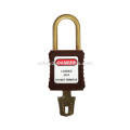 CE approval nylon lockbody insulation anti slipping loto safety padlock